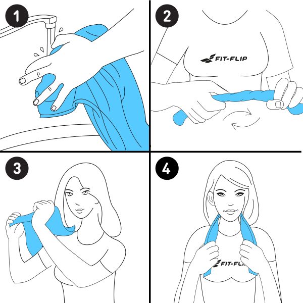 Airflip Towels- Kühlendes Handtuch – Bild 5