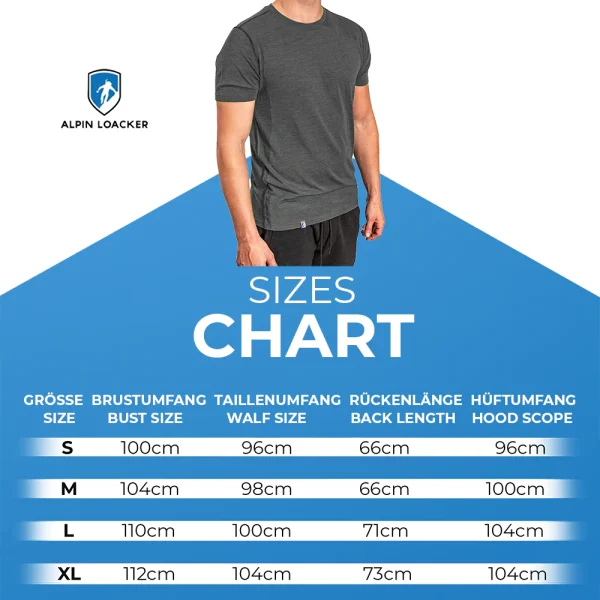 Alpin Loacker CORESPUN Merino T-Shirt Herren – Bild 4